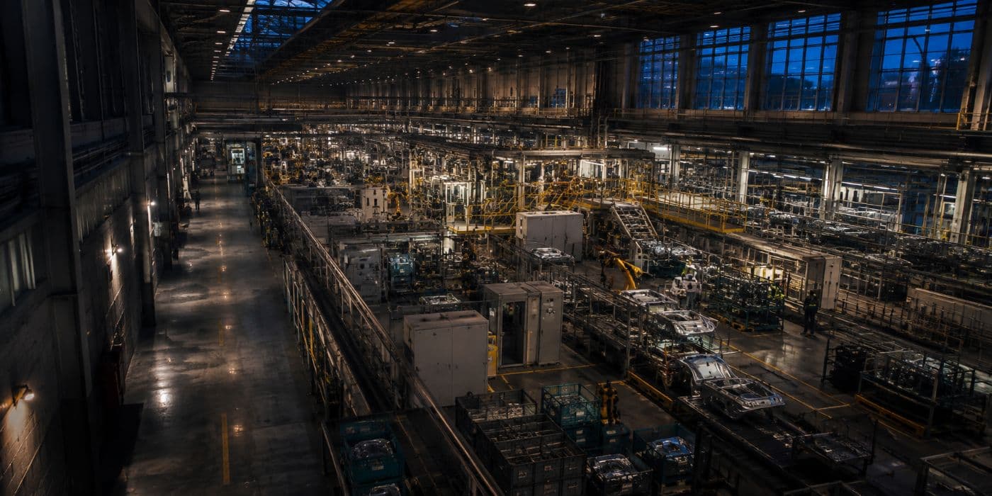 A large-scale industrial operation running as one connected system