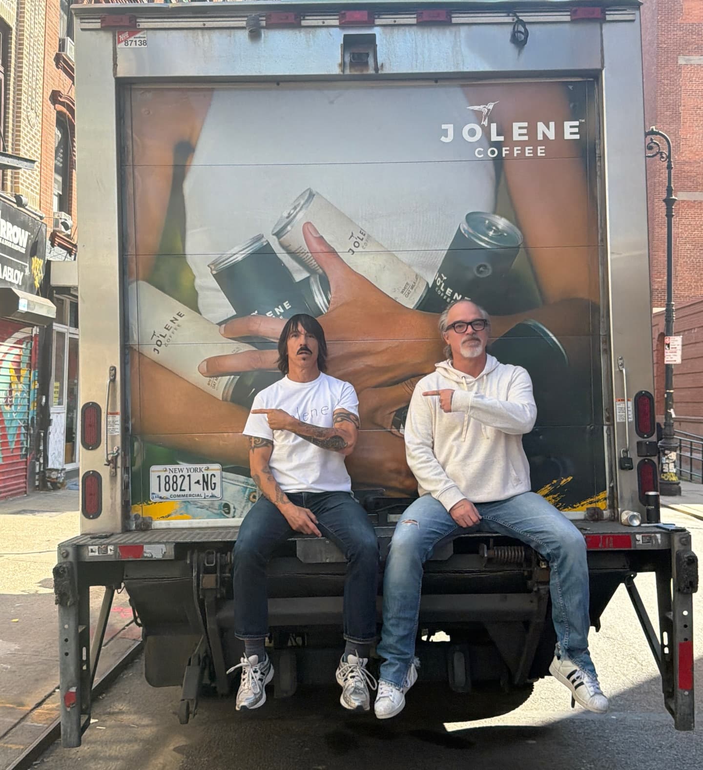 Jolene Coffee branded delivery truck
