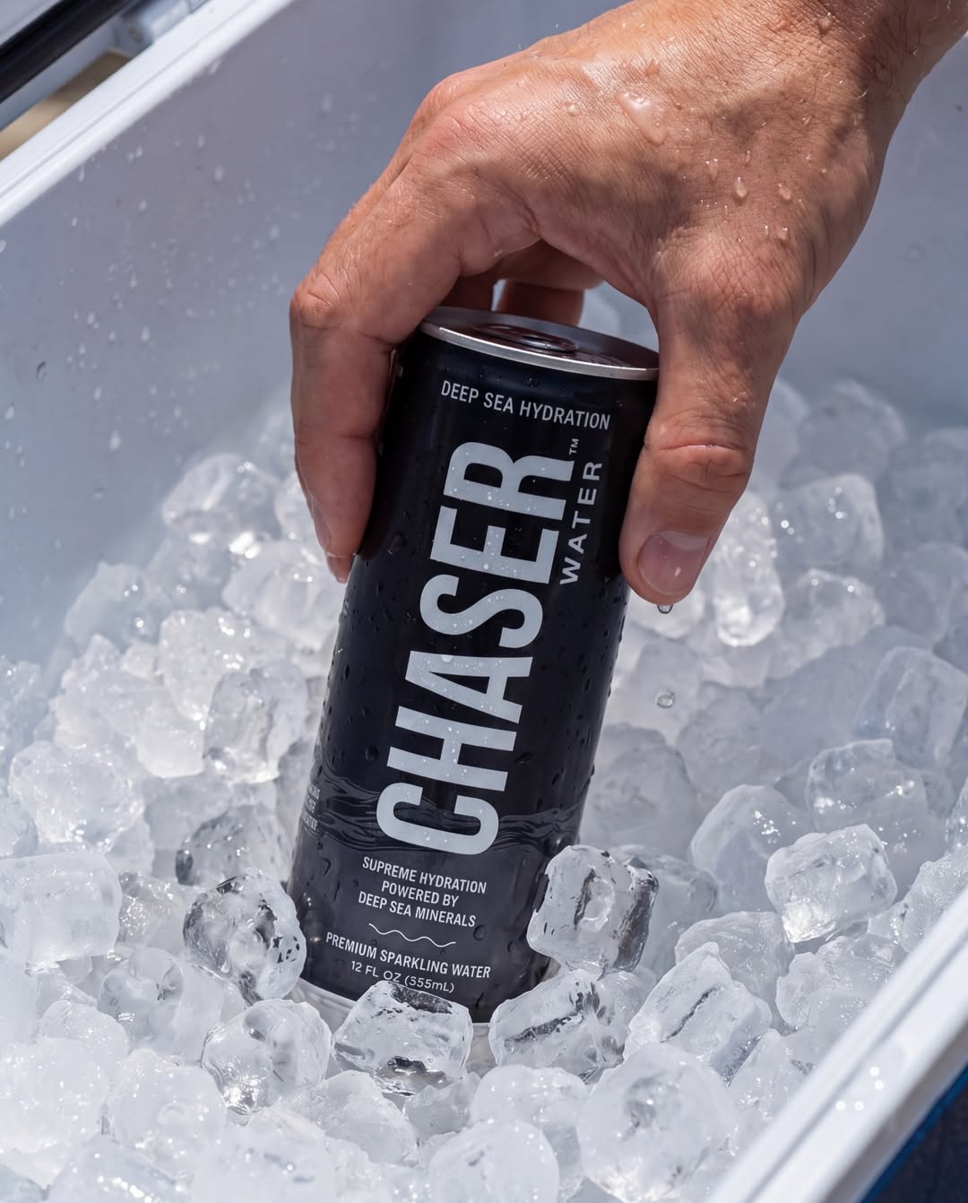 Chaser Water bottle close-up